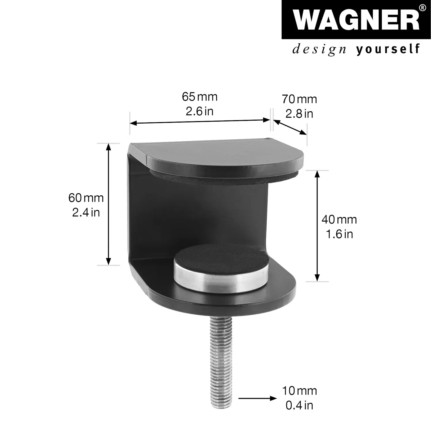 Wagner Teno ST 3956 sistema bloccaggio 60 mm acciaio