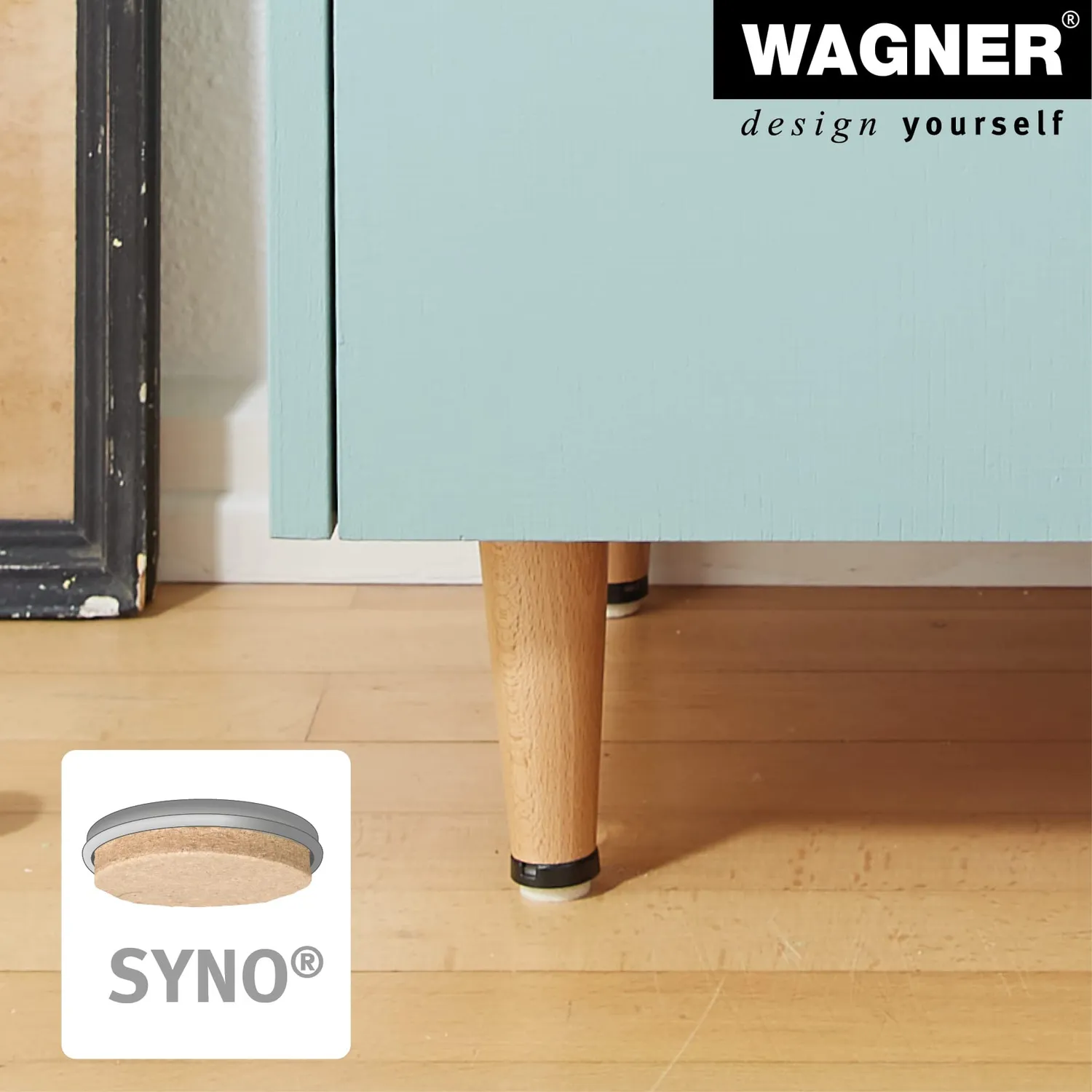 Wagner Design ST 7740 gamba legno 410 mm faggio 1 pezzo