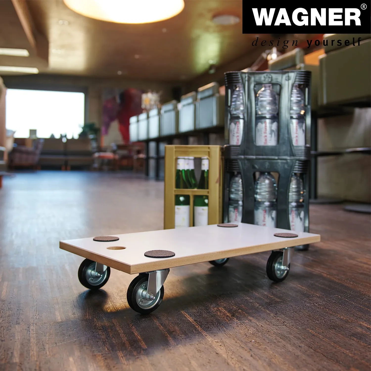 Wagner MM 1316 carrello trasporto legno 57,5x30 cm 250 kg