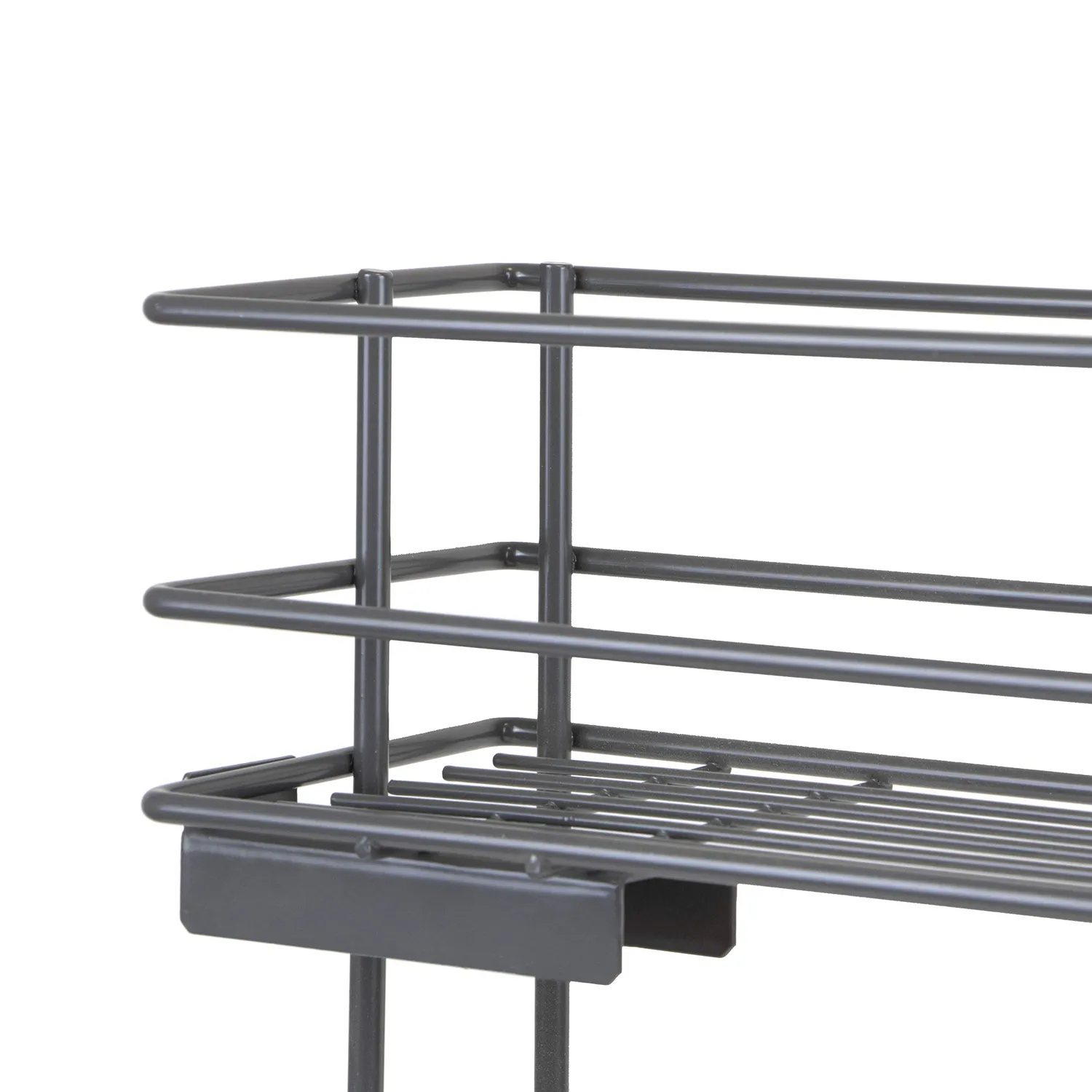 Emuca Estraibile Carrello Portabottiglie 200 mm Antracite
