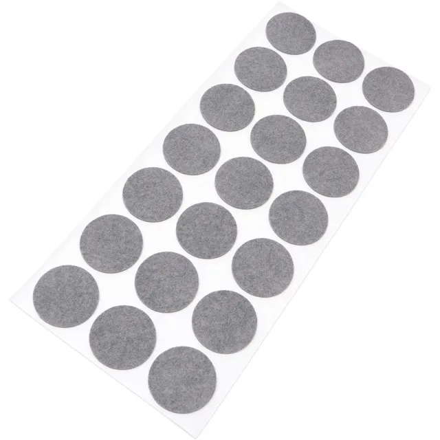 Adsamm Feltrini Ultrasottili Ø 30 mm Grigi 21 Pezzi 1,5 mm