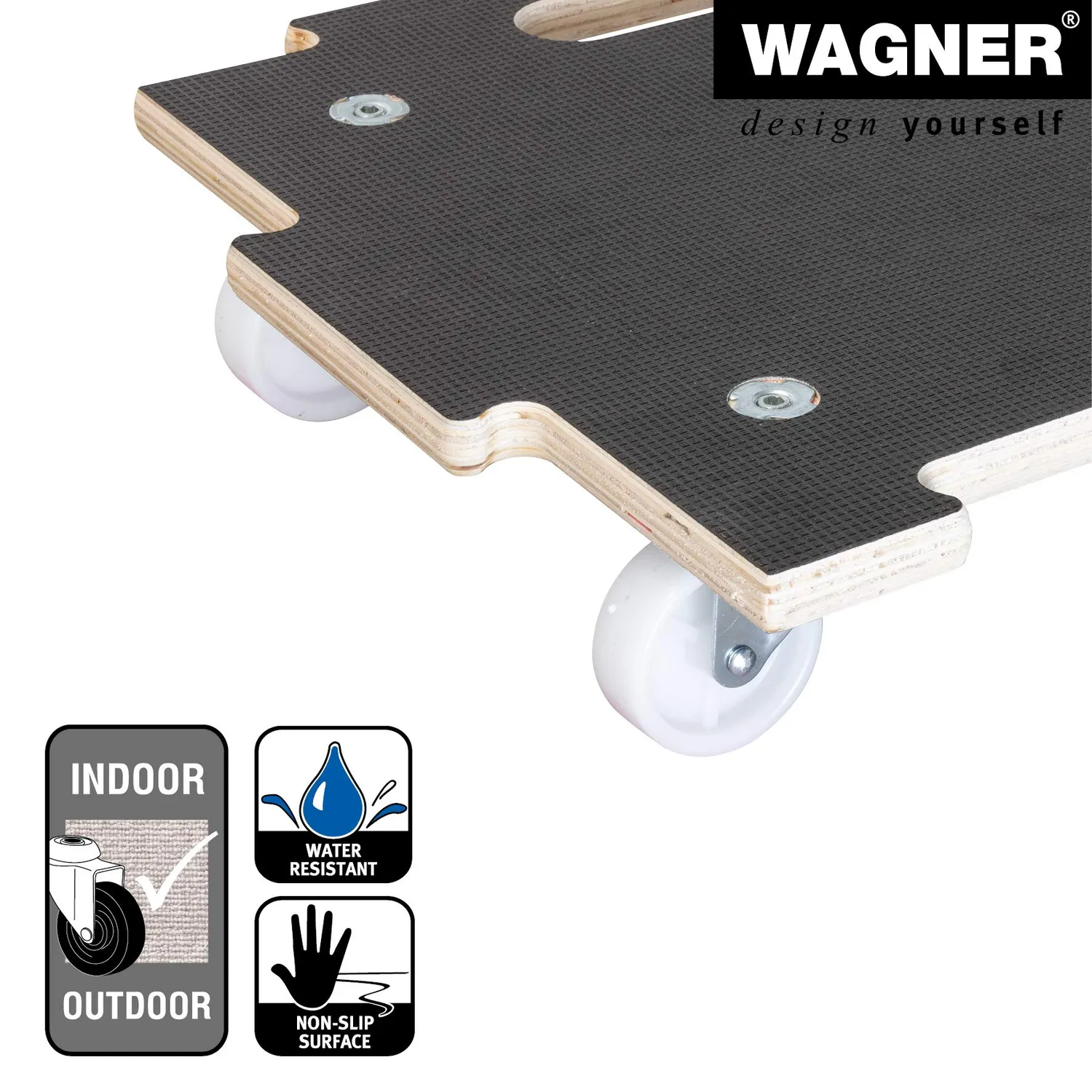 Wagner Maxigrip 20139301 carrello per piante 39x39 cm 200 kg
