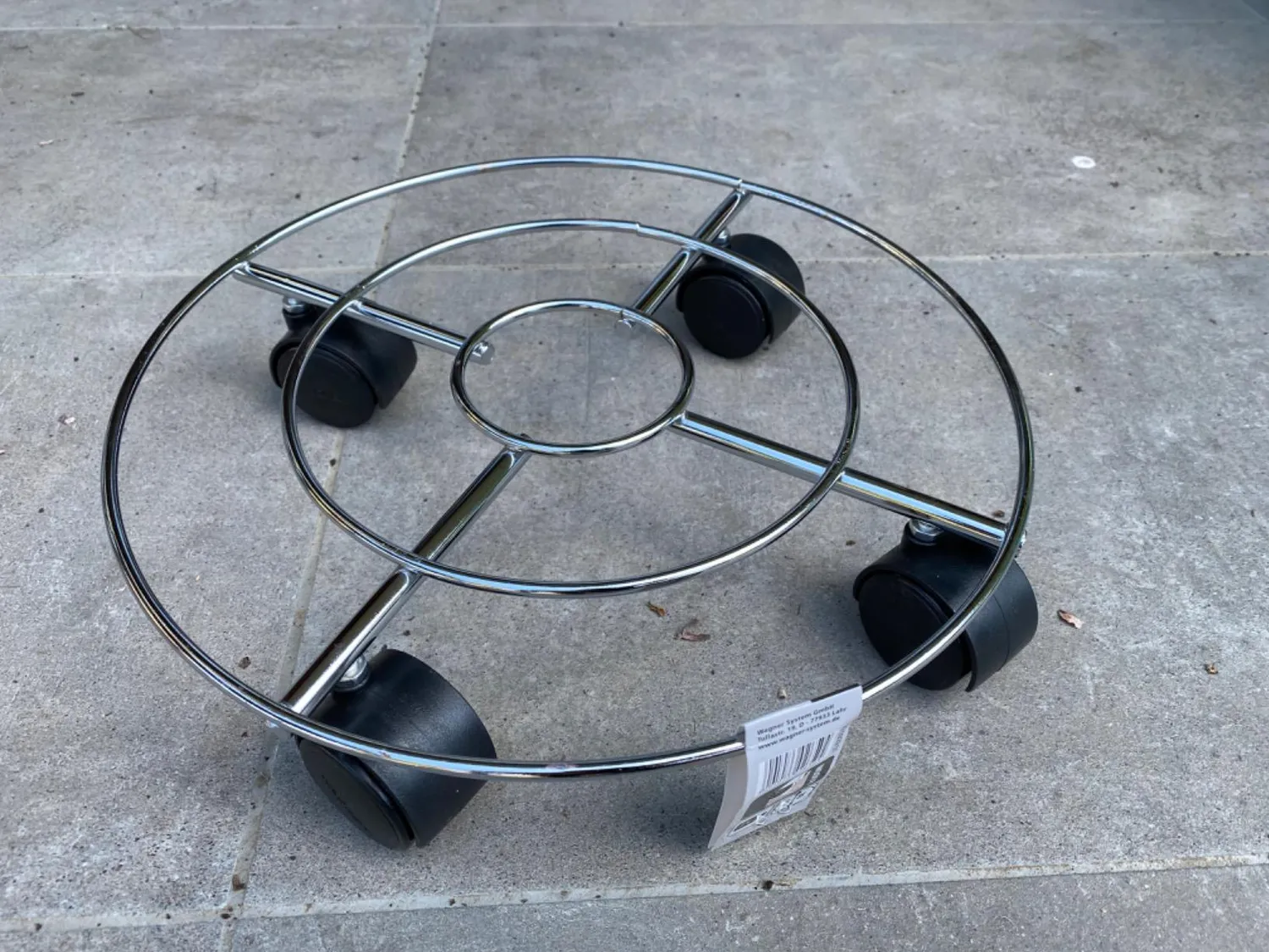 Wagner Chromato carrello piante Ø30 cm 60 kg