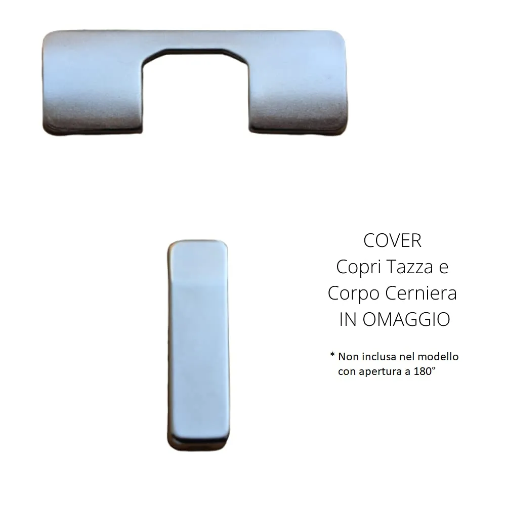 Indaux Cerniere Ammortizzate Collo Dritto H2 4pz Soft