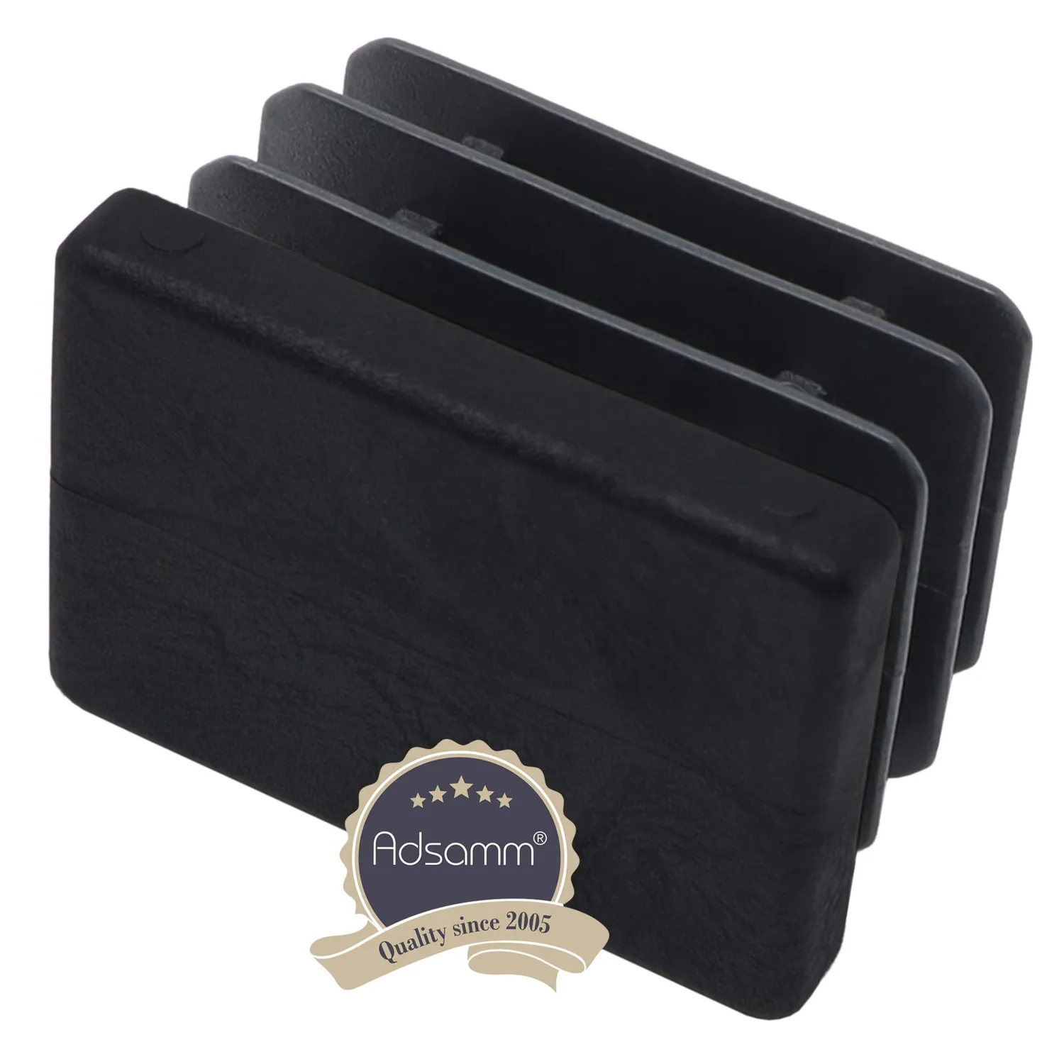 Adsamm puntali a incastro 21x31-23x33 mm neri 16 pezzi