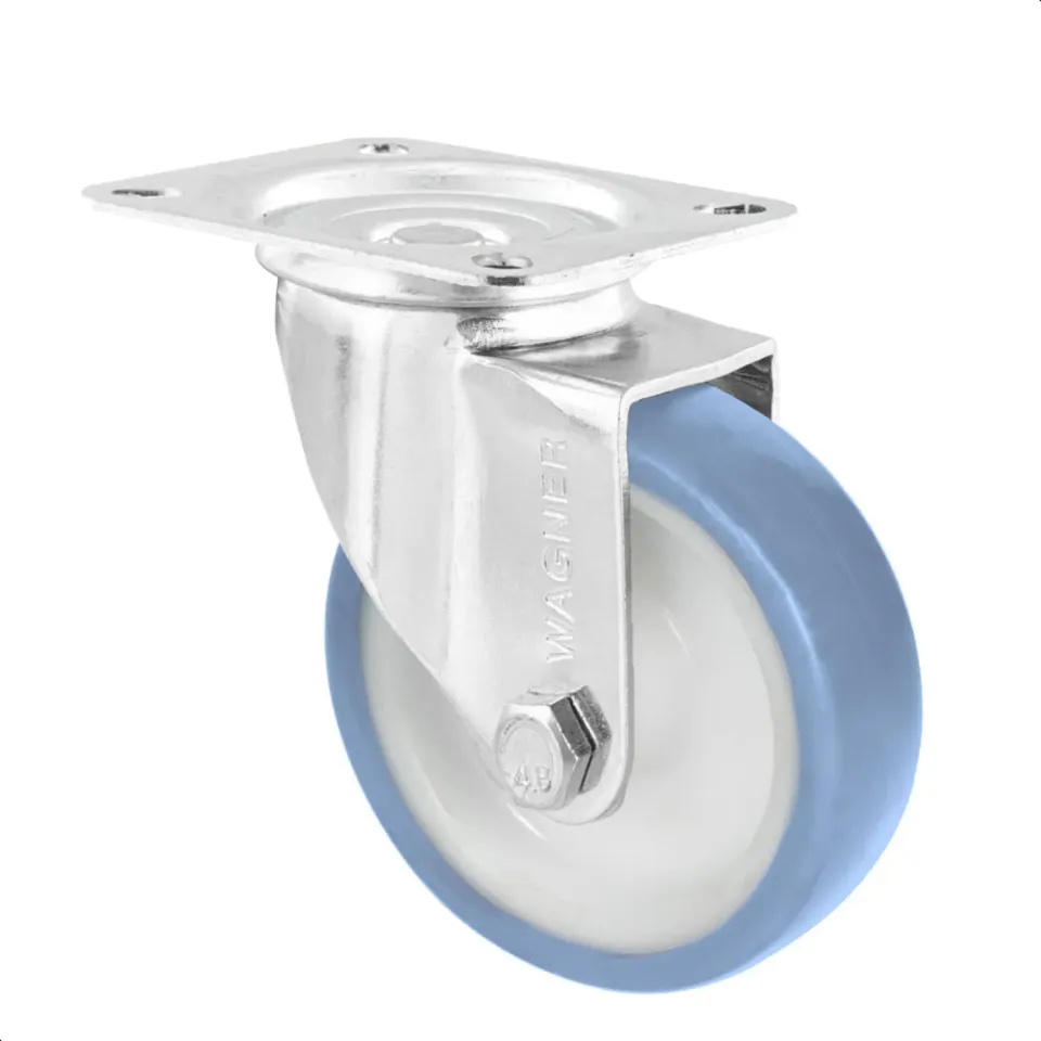 Wagner 04660001 rotella girevole 100 mm blu morbida