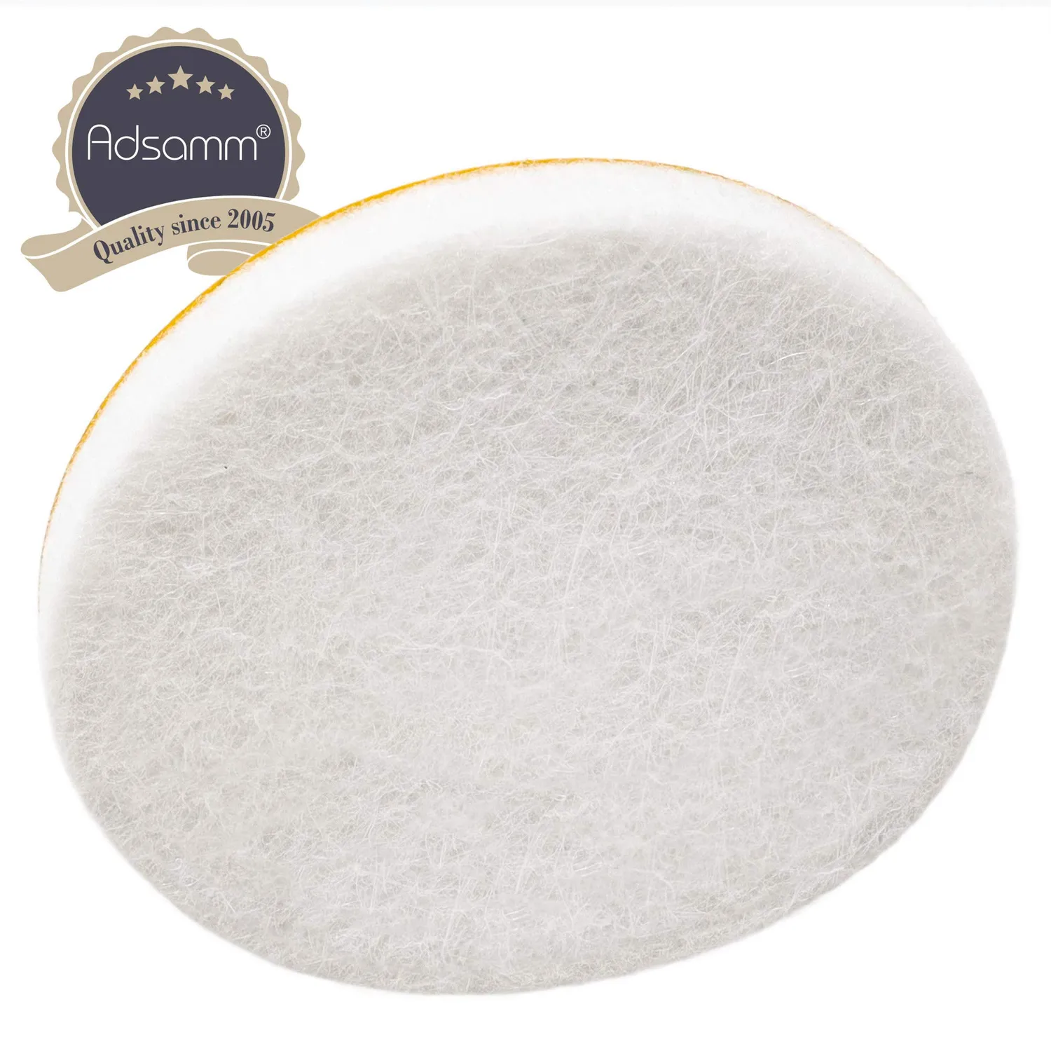 Adsamm Quality Ø 50 mm feltrini autoadesivi 100 pezzi bianchi 5,5 mm