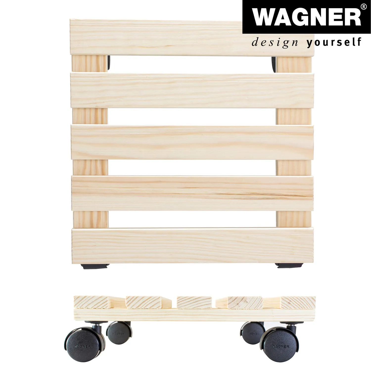 Wagner Paletti 20003701 Carrello Piante 29cm Naturale
