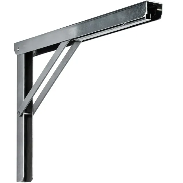 Gedotec staffa ribaltabile inox 300x200x30 mm 180 kg
