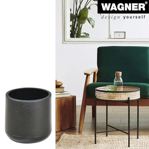 Wagner 15062099 tappi tubi tondi 4 pezzi neri 20 mm