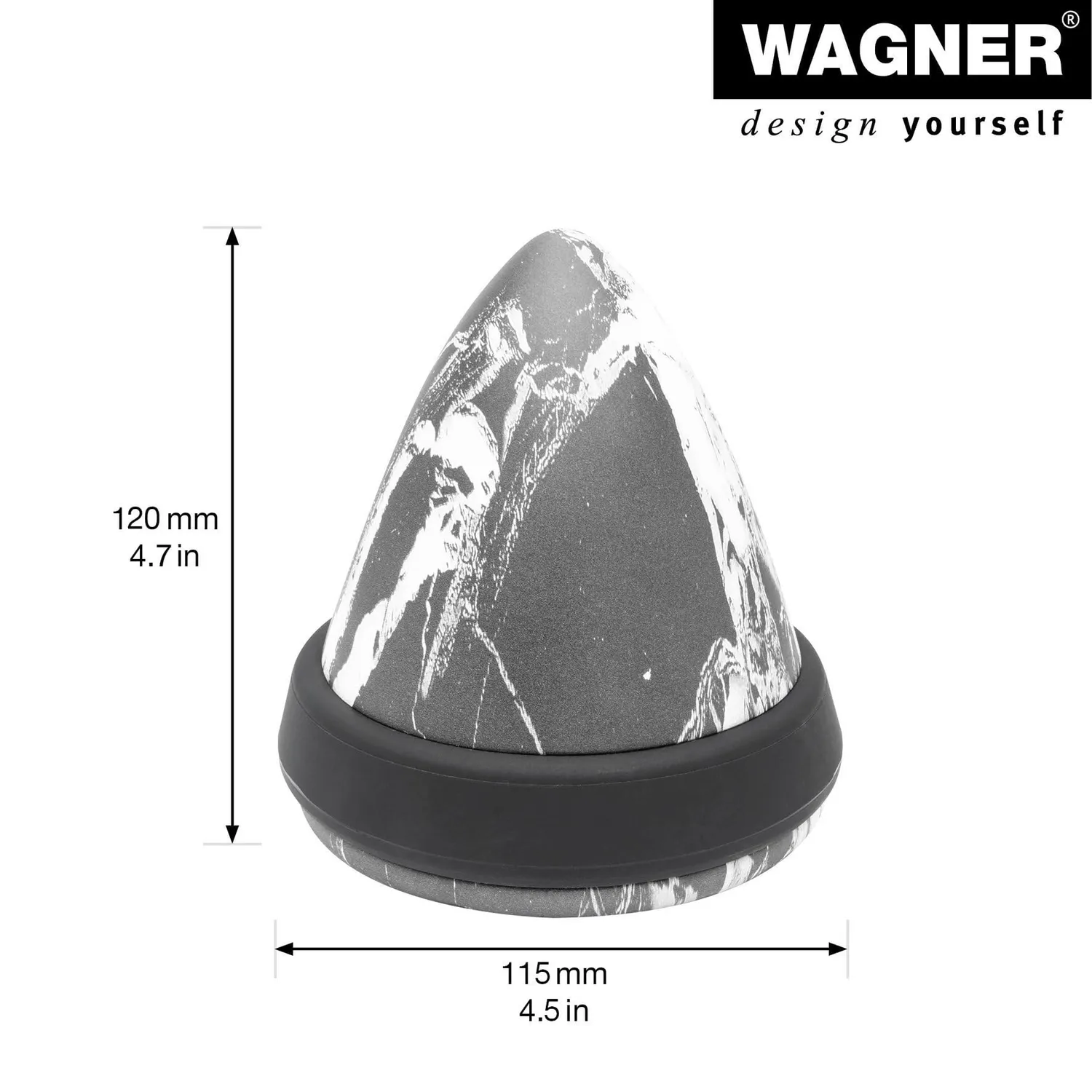 Wagner Marmo Cone 15519901 fermaporta cemento Ø116 mm