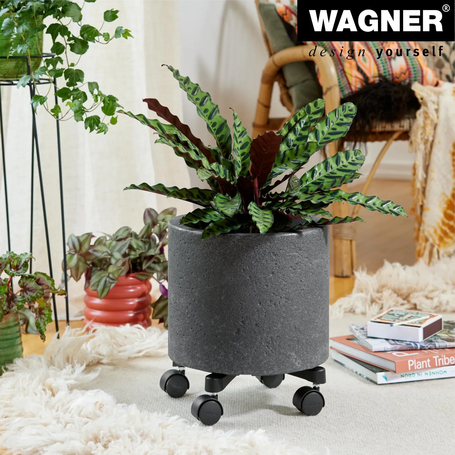 Wagner Cross GH 0916 sottovaso con ruote Ø30 alluminio 60 kg
