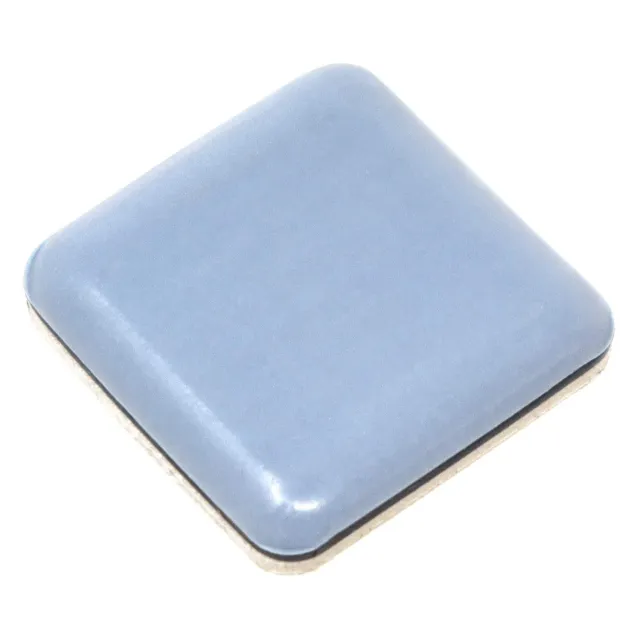 Adsamm Pattini PTFE 30x30 mm 4 Pezzi Quadrati Grigi Autoadesivi