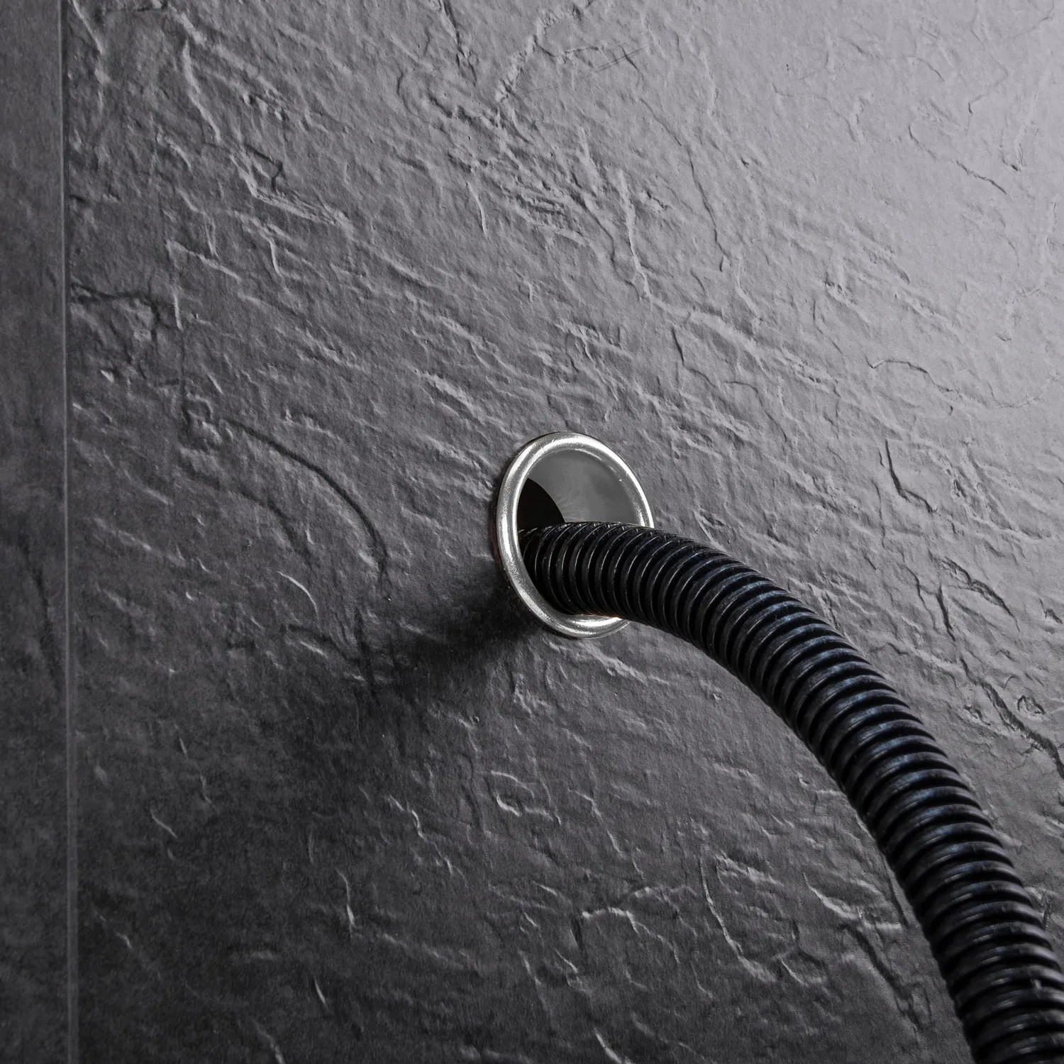 Gedotec Void passacavo ottone rotondo 60 mm nichelato