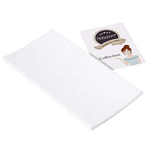 Adsamm Feltro adesivo bianco 100x200 mm ritagliabile 3,5 mm