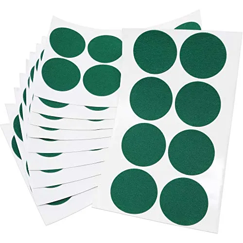 Adsamm Ultrasottili ø 50 mm Feltrini Verdi 80 pz 1,5 mm