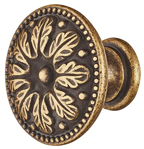 Gedotec pomello mobili ottone anticato 10 pezzi 25 mm bronzo