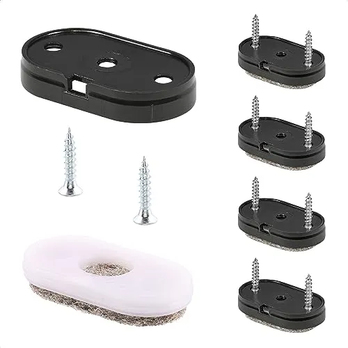 Wagner QuickClick 15783100 feltrini da avvitare feltro 35x20 mm 4 pz