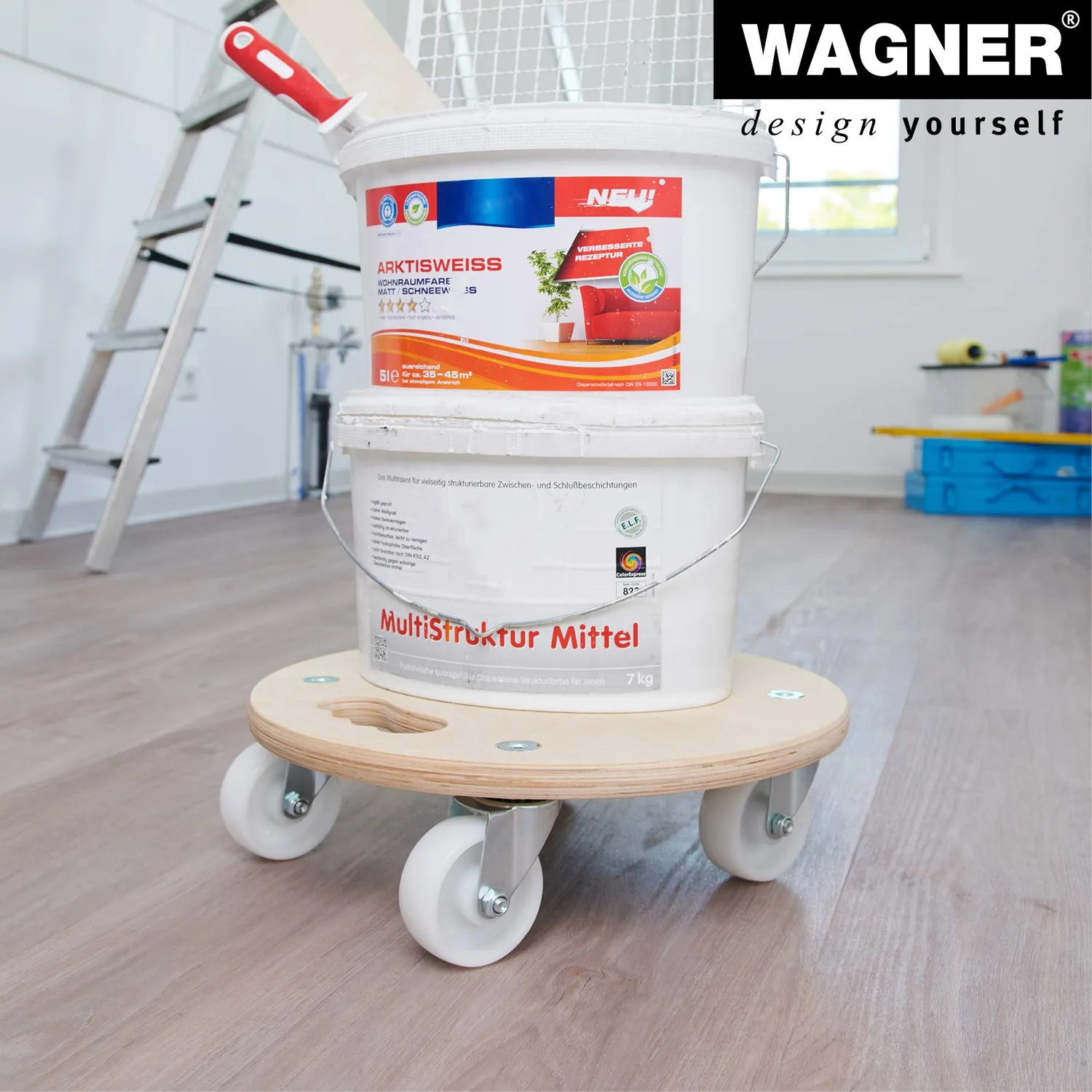 Wagner MM 1137 carrello trasporto rotondo 38 cm 250 kg