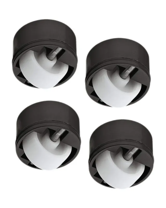Gedotec rotelle mobili incasso Ø36 mm pavimenti duri 4 pz