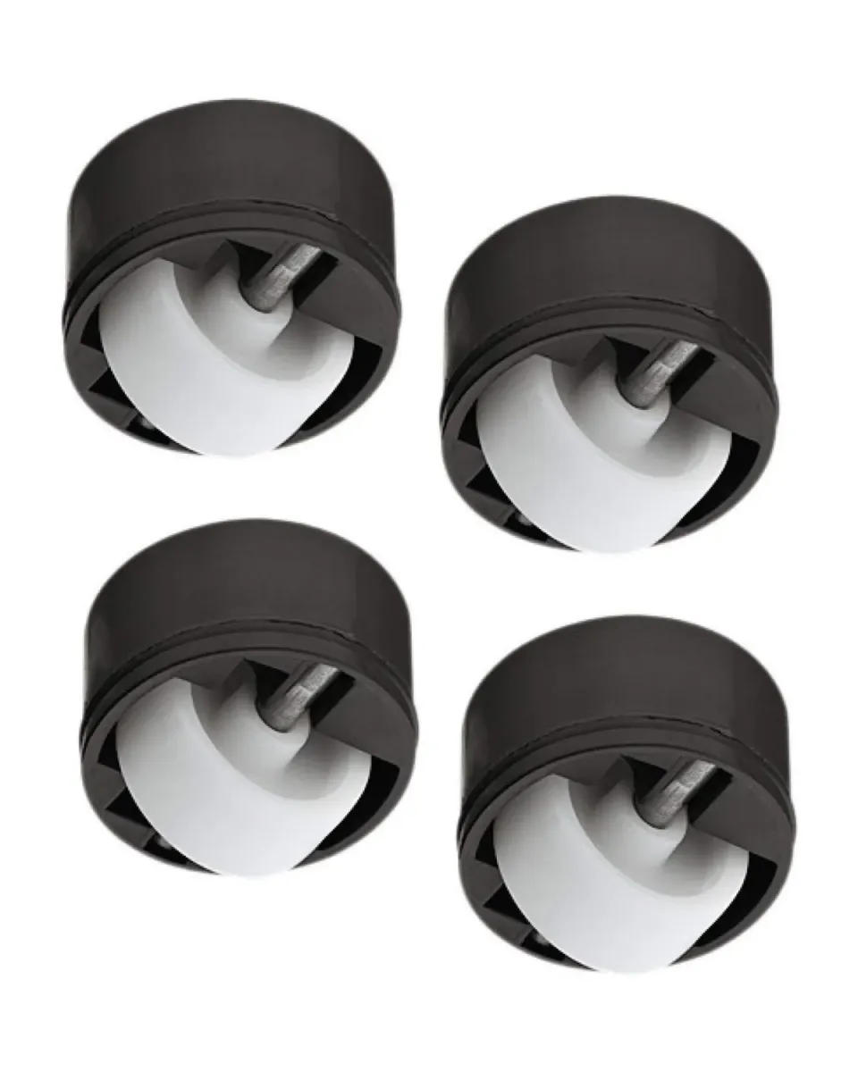 Gedotec rotelle mobili incasso Ø36 mm pavimenti duri 4 pz