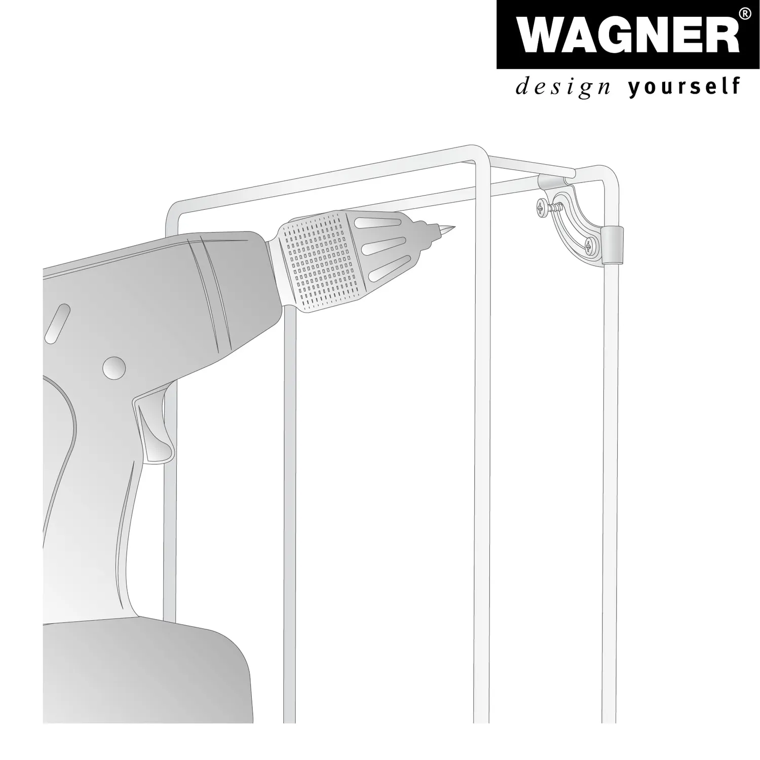 Wagner ST 3941 morsetti angolari 78 mm neri 2 pezzi