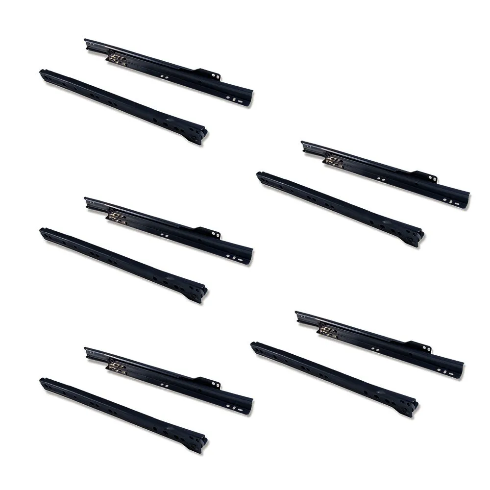 Emuca Vertex guida cassetto a rulli 450 mm bianca set 5 coppie