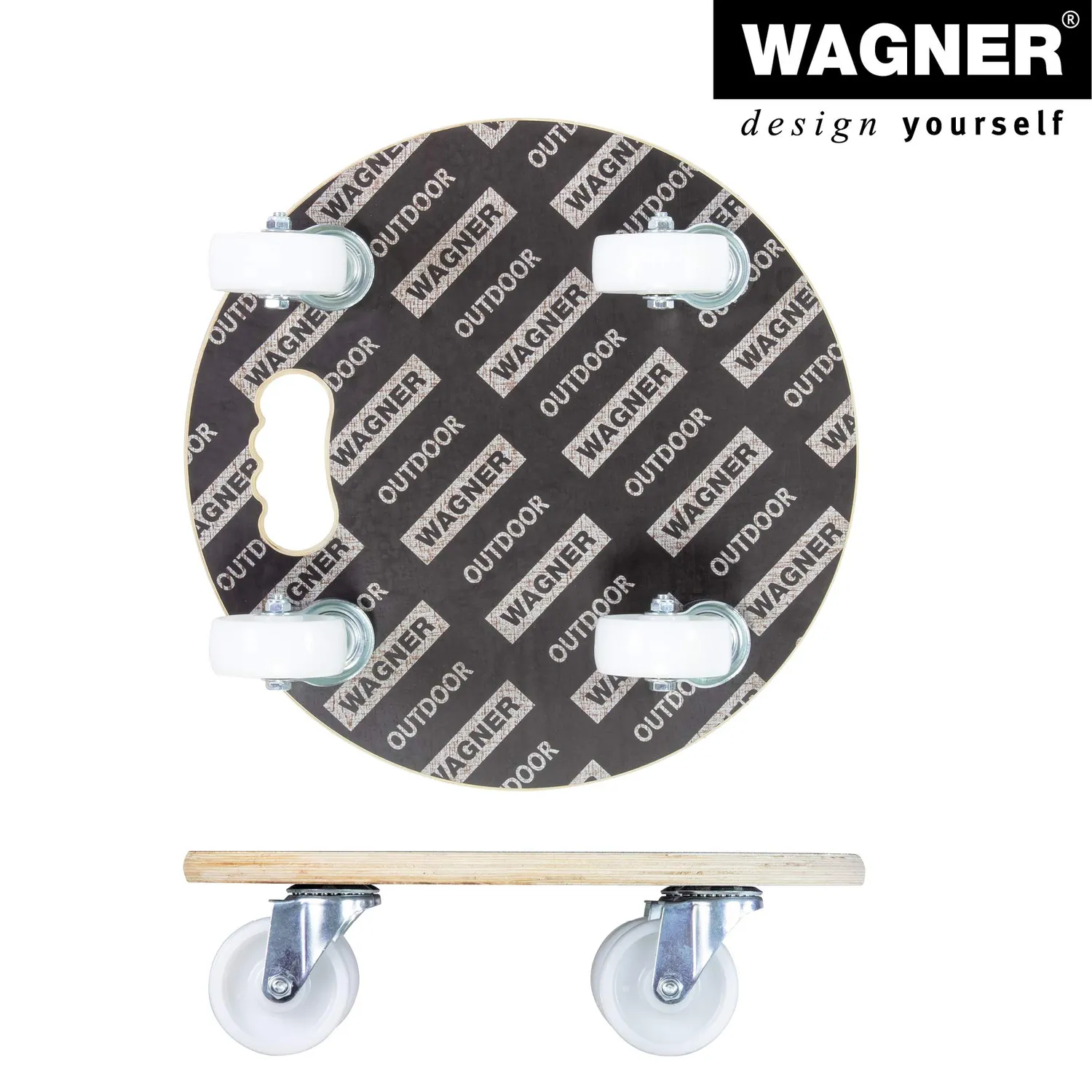 Wagner MM 1108 Carrello trasporto Ø 38 cm 250 kg antiscivolo