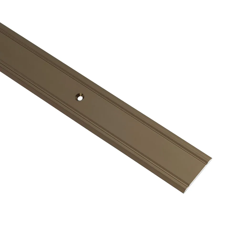 Gedotec profilo transizione alluminio bronzo 100 cm 30 mm