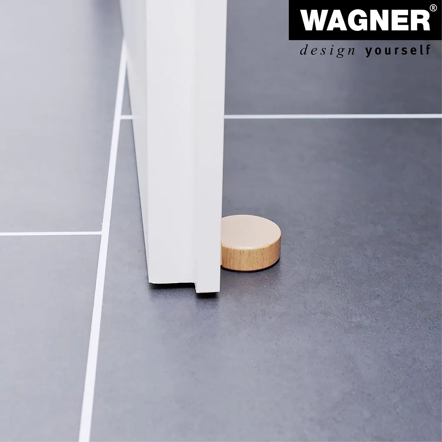 Wagner Legno 15509511 fermaporta pavimento 42x35x17 faggio