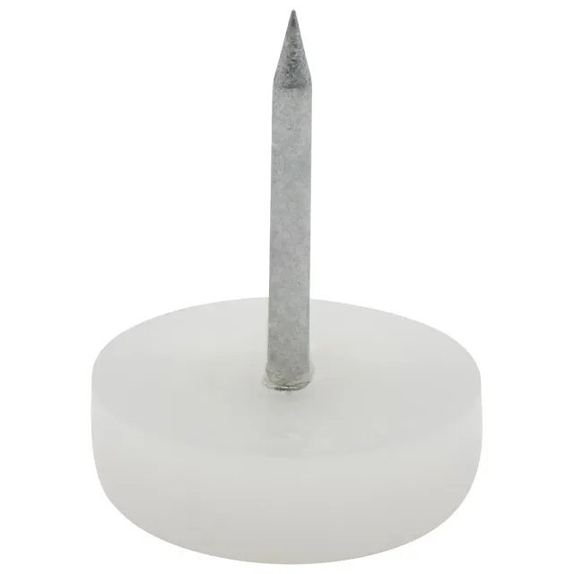 Wagner EH 15092199 pattini a chiodo bianchi 4 pezzi Ø22 mm