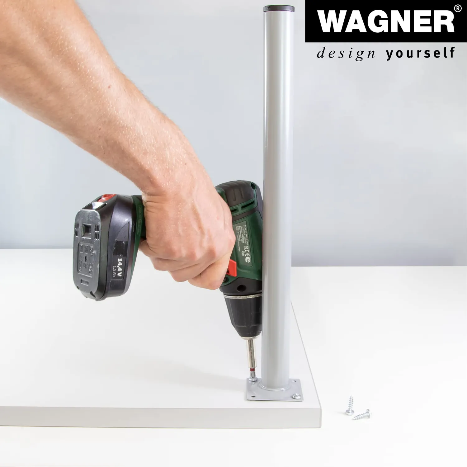 WAGNER Telescope 12182801 piedino nero Ø 30 mm