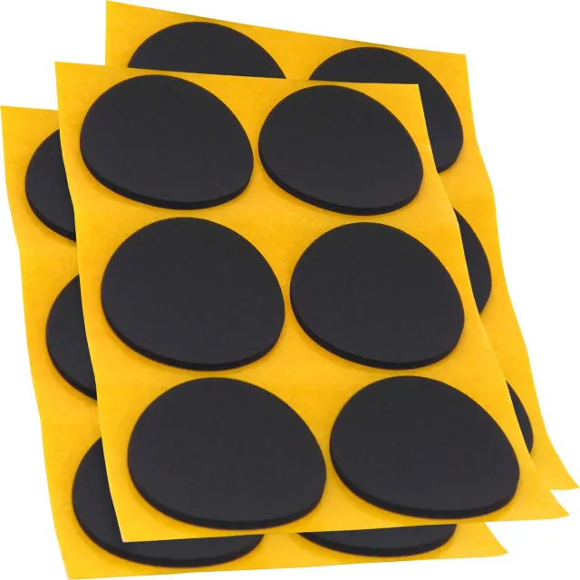Adsamm Quality Antiscivolo Ø70 mm Neri 18 Pezzi Gomma 2,5 mm
