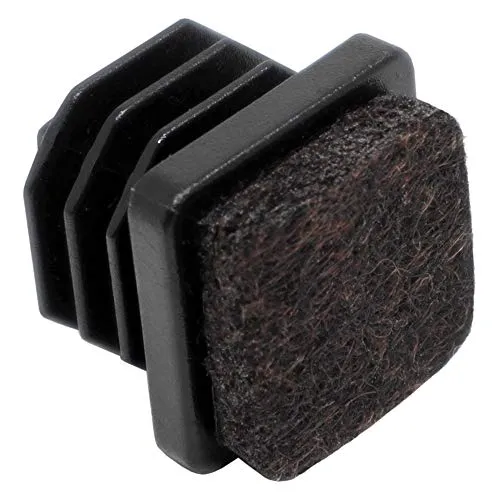 Adsamm Puntali Alettati Quadrati 14-16 mm Neri 100 pz con Feltro