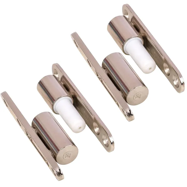 Gedotec cerniere porte legno 2 pezzi nichelato 15 mm