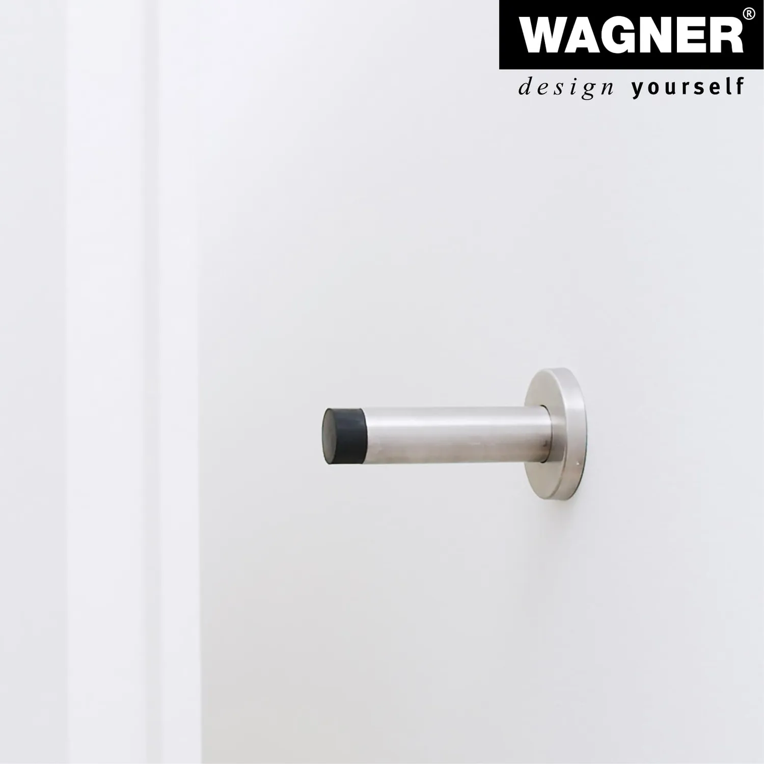 WAGNER Stick 15806411 fermaporta muro zinco satinato