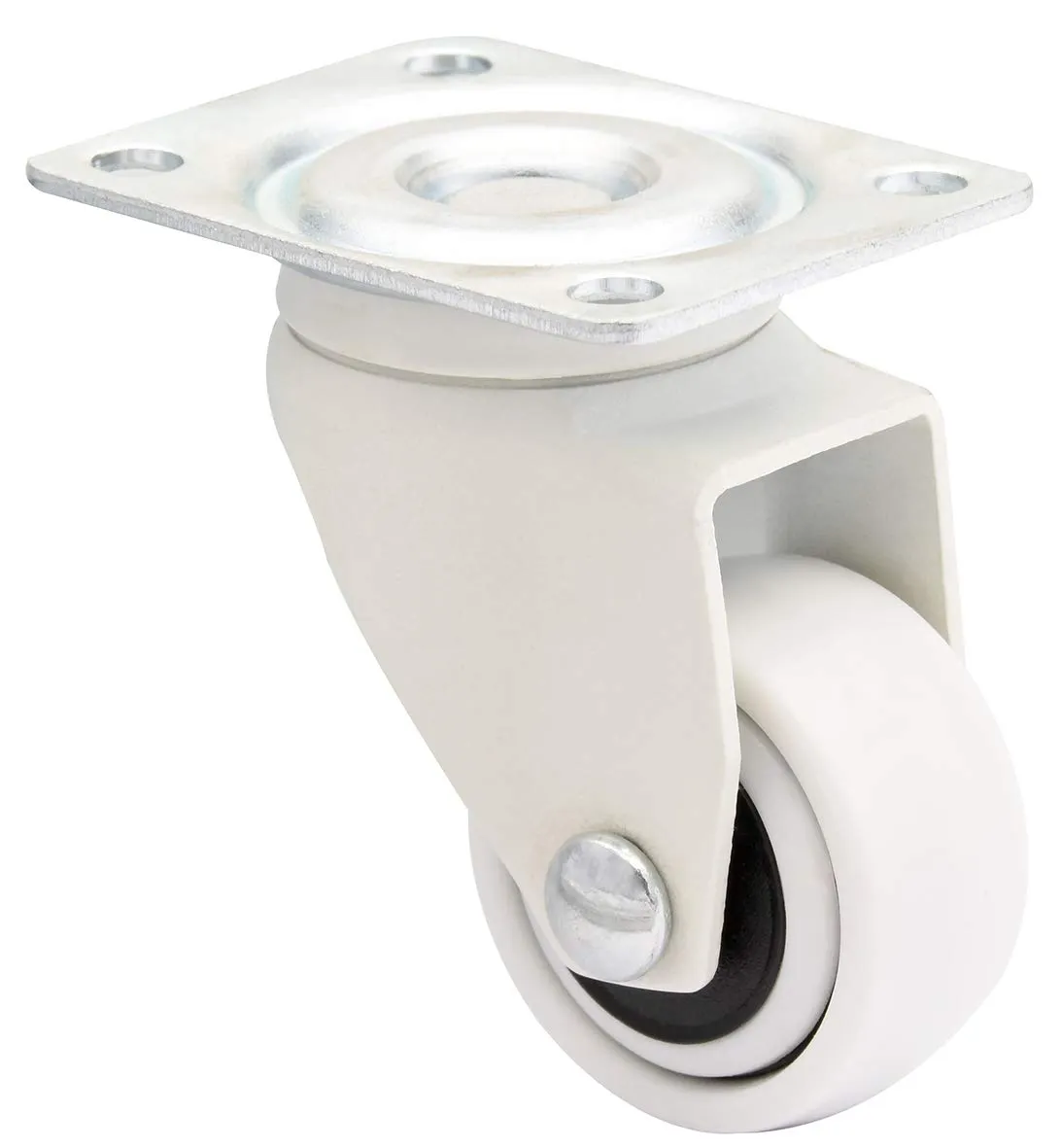 Wagner 2226 ruote mobili girevoli bianche set 4 pezzi 25 mm