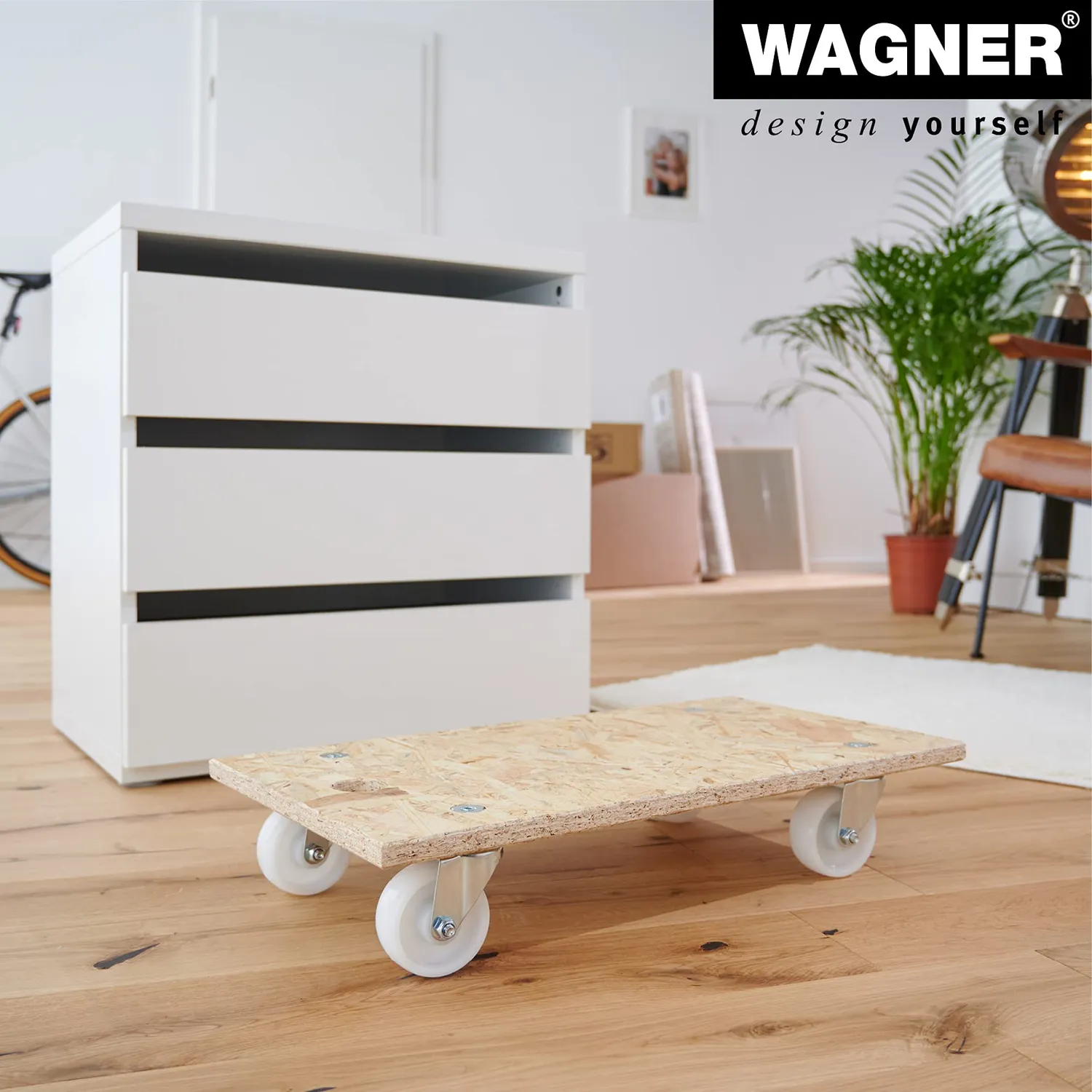 Wagner MM 1141 20114101 Carrello Trasporto 57,5x30 cm 250 kg