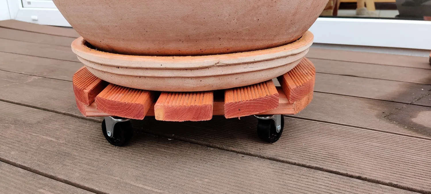 Wagner Toscana carrello per piante Ø38 cm terracotta