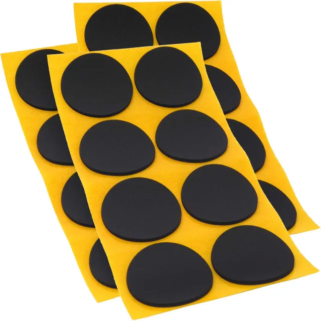 Adsamm piedini antiscivolo Ø50 mm neri 24 pezzi EPDM