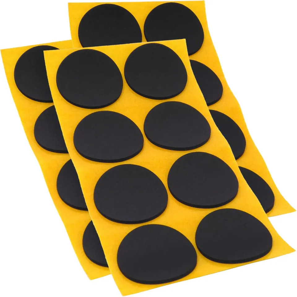 Adsamm piedini antiscivolo Ø50 mm neri 24 pezzi EPDM