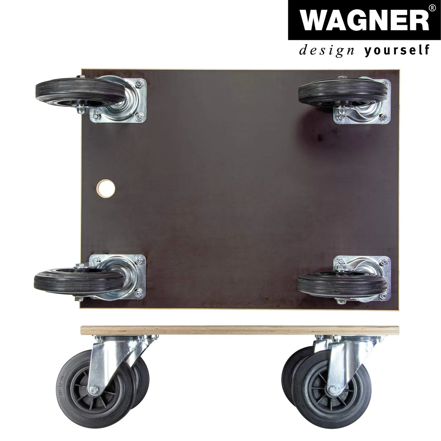 Wagner carrello MM 1148 78x59 cm 750 kg antiscivolo