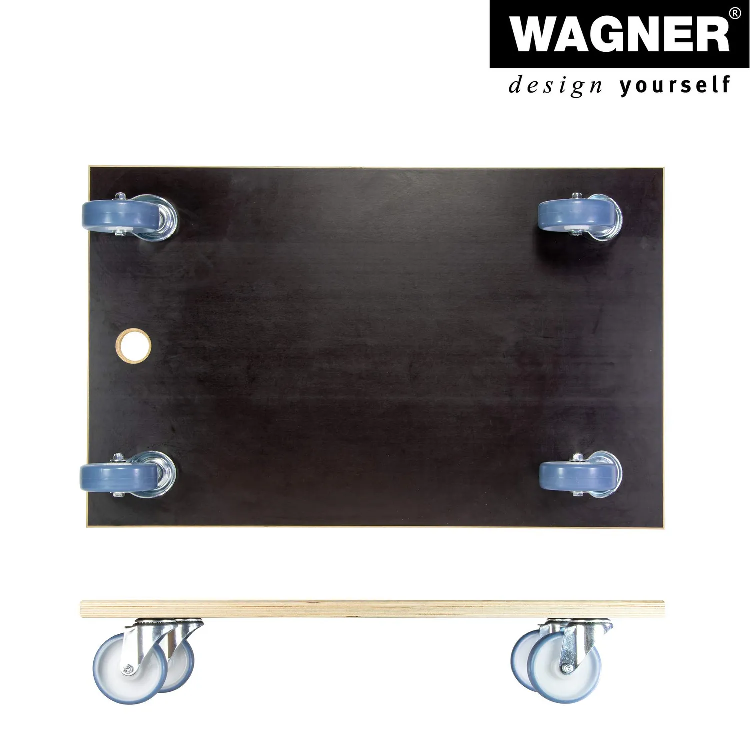Wagner MM 1146 Carrello Trasporto 78x49 cm 500 kg MaxiGrip