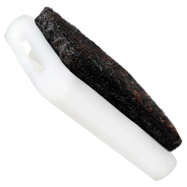 Adsamm ricambio feltro puntali a slitta bianco 19x33 mm 1 pz