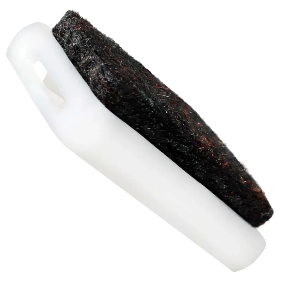 Adsamm ricambio feltro puntali a slitta bianco 19x33 mm 1 pz