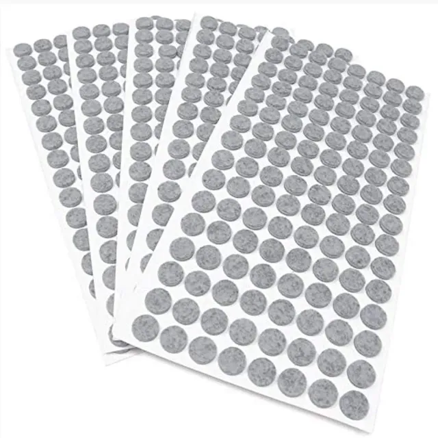 Adsamm Feltrini Autoadesivi Ø12 mm Grigio 640 pz Antigraffio