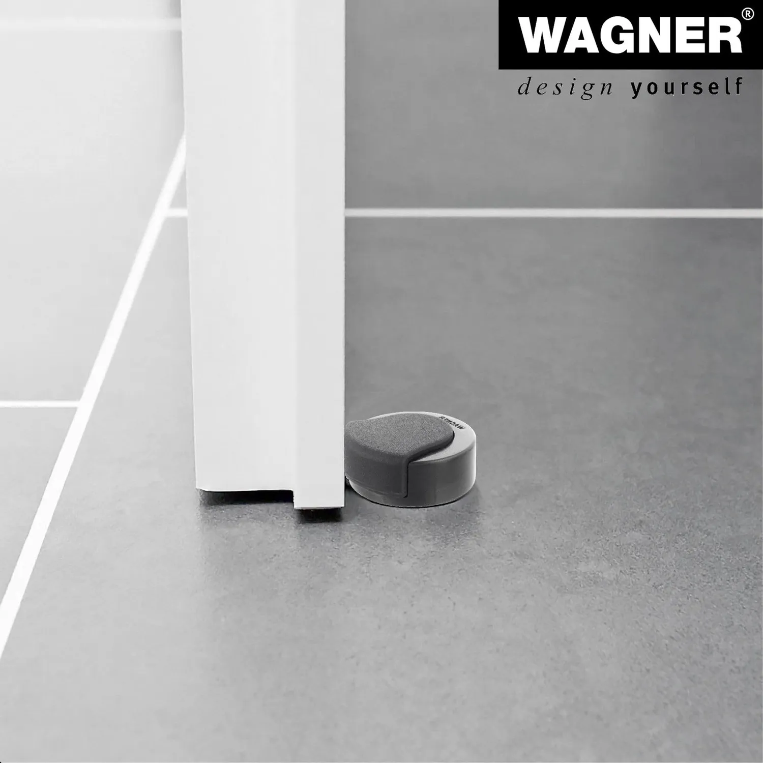 Wagner Design 15517311 fermaporta zinco inox 38x40mm