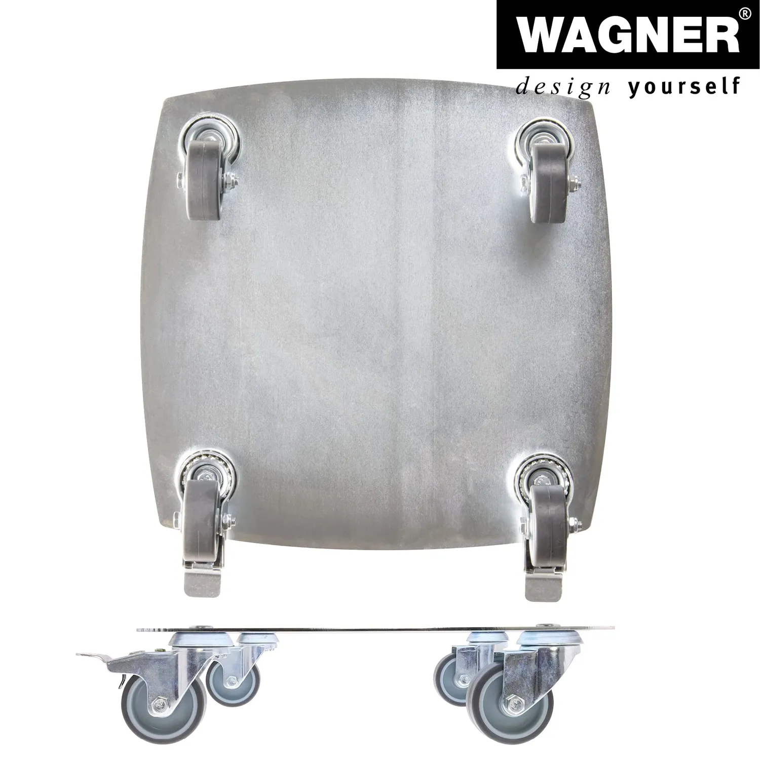 Wagner Steel Retro Sottovaso Ø30 cm Acciaio 100 kg
