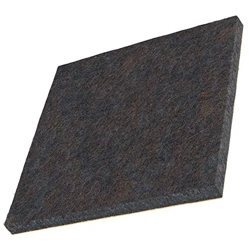 Adsamm Quality feltrini quadrati 90x90 mm marroni 32 pezzi 5,5 mm