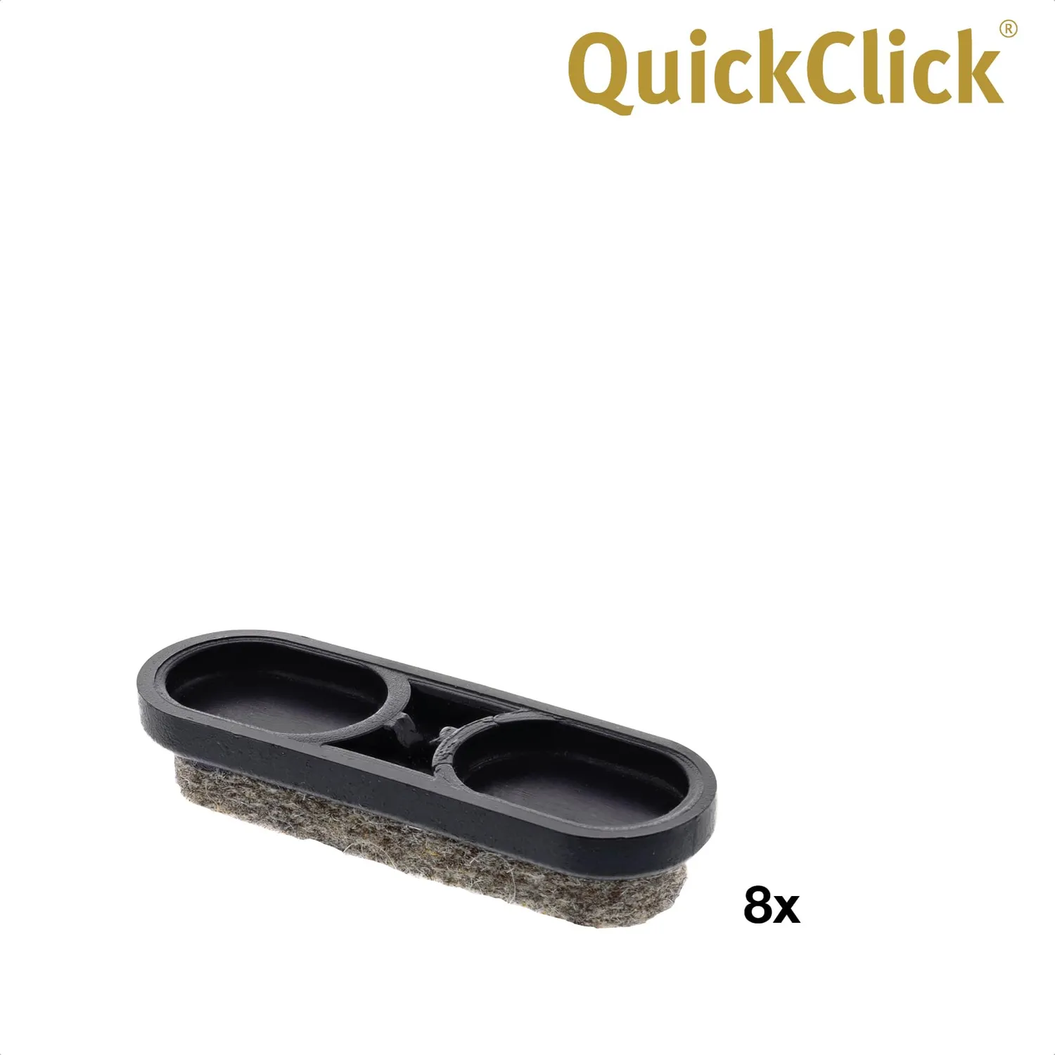 Wagner QuickClick Tandem feltrini ricambio 39x12 mm set 8 pezzi